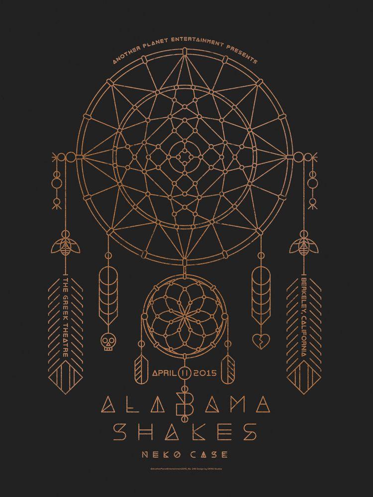 Alabama Shakes Logo - Alabama Shakes Berkeley Poster