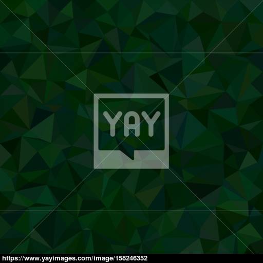 Dark Green Triangle Logo - Dark green triangle mosaic vector background vector | YayImages.com