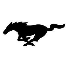 Black and White Ford Racing Logo - Ford Mustang Logo to Craft About. Something to Craft