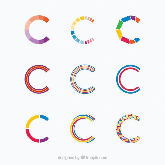 Multicolor Circle Logo - Multicolor letter c logo collection Vector | Free Download