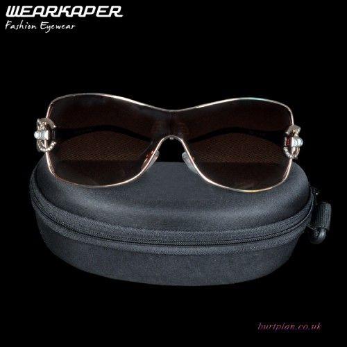Sun Diamond Logo - WEARKAPER Brand Designer Luxury Rimless Sunglasses Women With ...