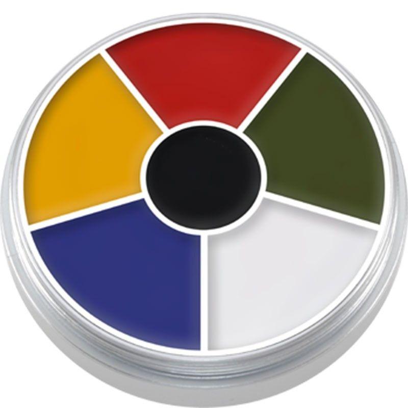 Multicolor Circle Logo - Kryolan Cream Color Circle - Makeup-Store.com