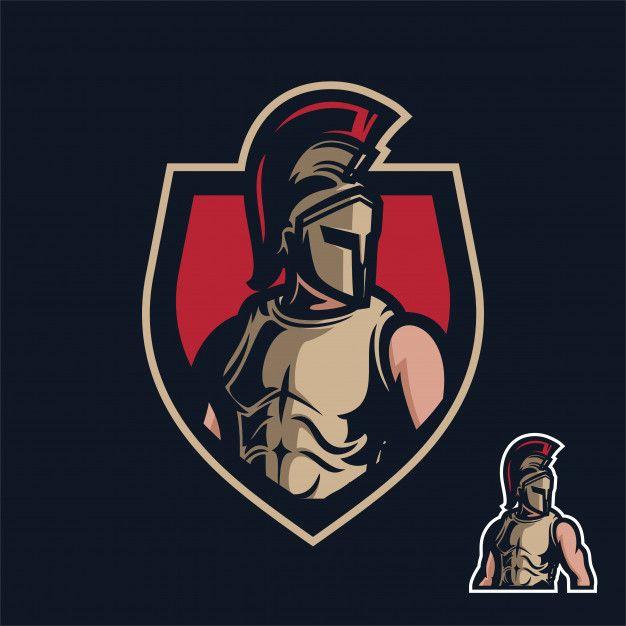 Sparta Logo - Sparta Spartan Gaming Mascot Logo Template Vector