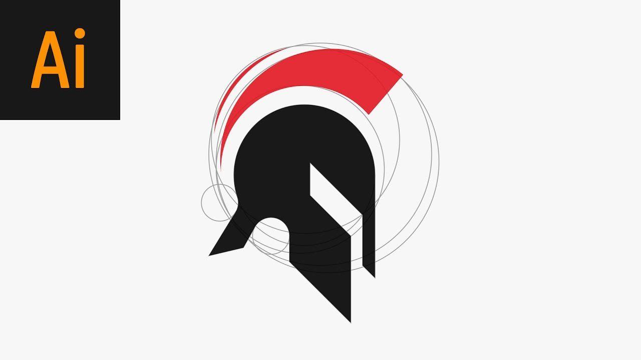 Spartans Logo - Spartan Logo Design Illustrator Tutorial - YouTube