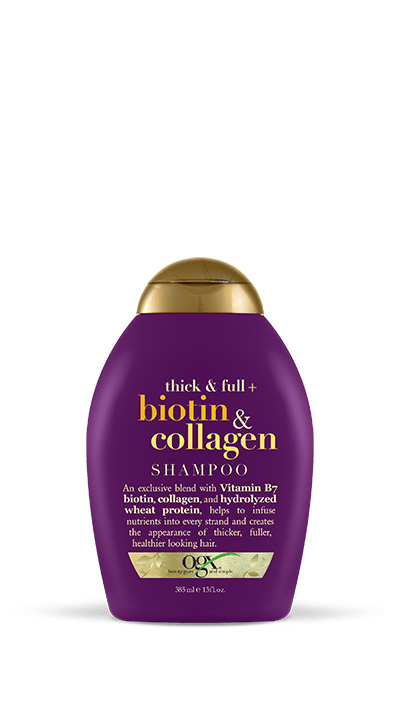 Hair Shampoo Logo - Thick & Full Biotin and Collagen Hair Thickening Shampoo | OGX®