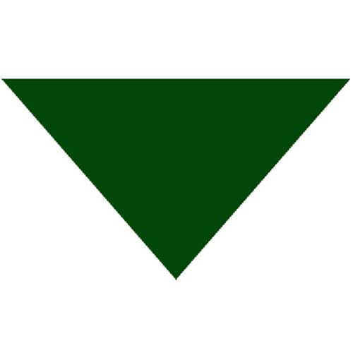 Dark Green Triangle Logo - Natural Burlap Square : Your Fabric Source - Wholesale Fabric Online