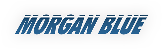 USA Blue Logo - Morgan Blue | Belgian Quality Brand