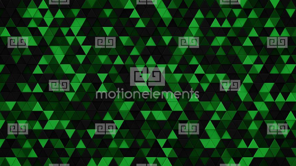 Dark Green Triangle Logo - Dark Green Triangles Extruded Background 3D Render Loopable Stock ...