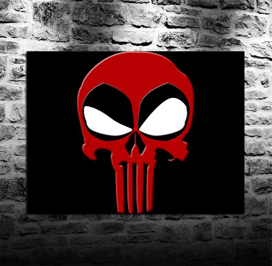 Deadpool Logo - 2019 Deadpool Logo Free Download HD Wallpapers,Home Decor HD Printed ...