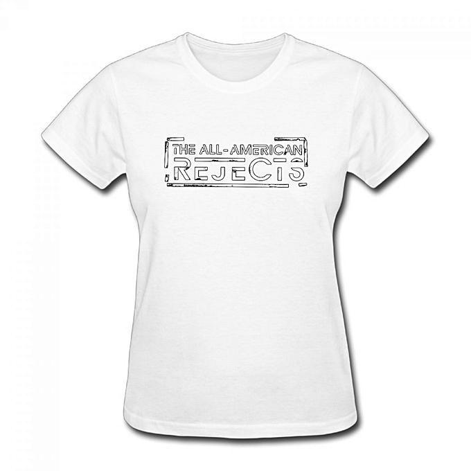 All American Rejects Logo - Generic The All American Rejects Logo Women's Cotton Round Neck ...