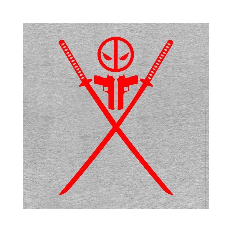 Deadpool Logo - sabre deadpool logo t-shirt