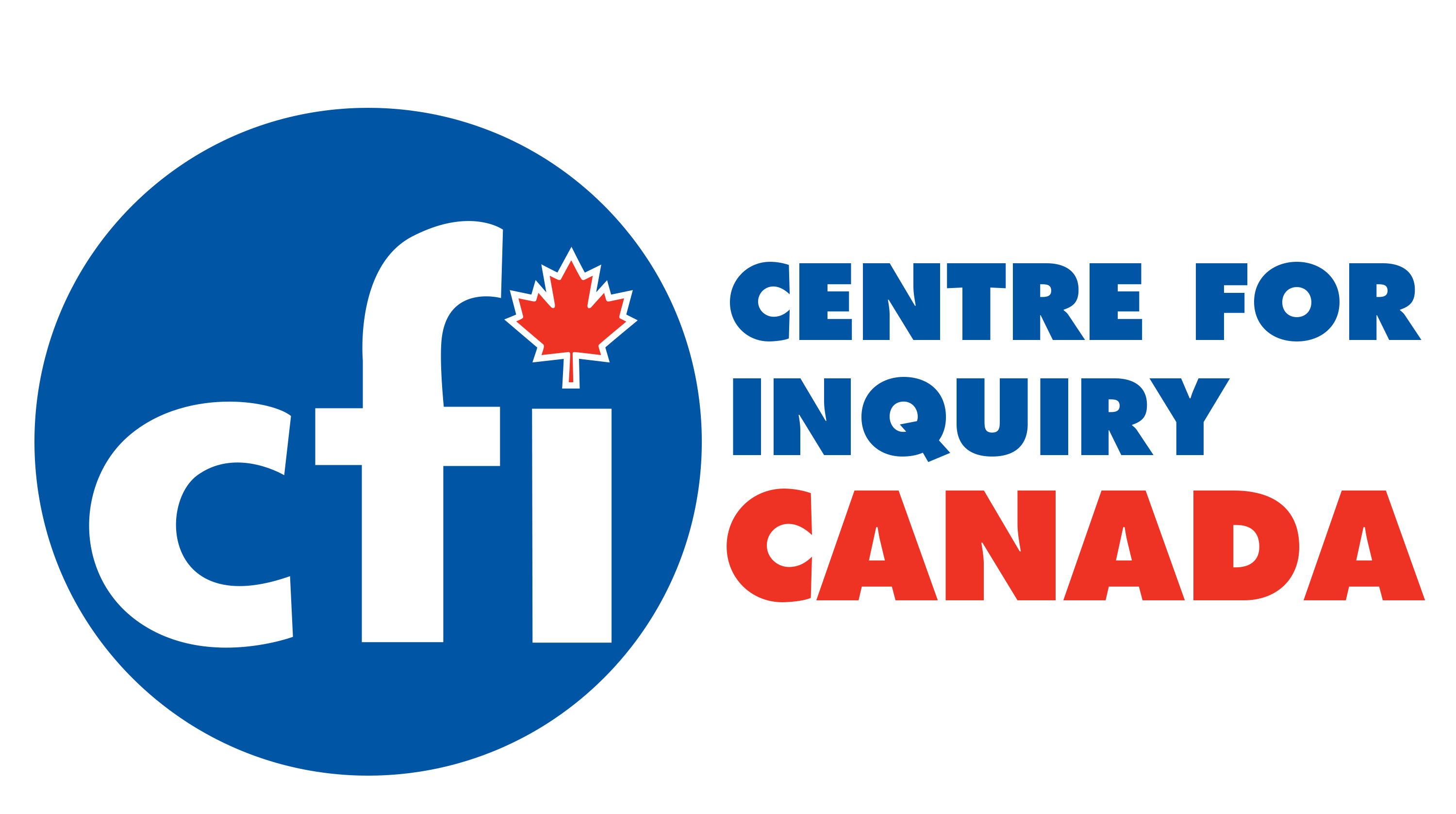 Blue and Red Word Logo - New CFIC Logo Designs – Centre for Inquiry Canada