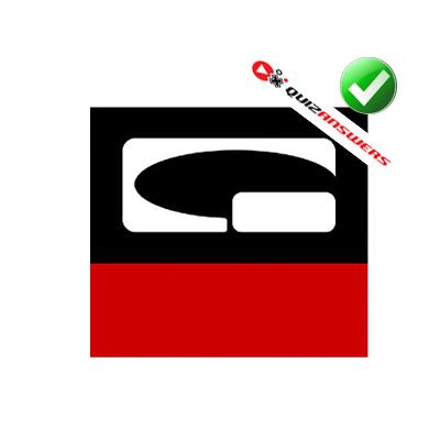 Black and Red Rectangles Logo - Red black and white Logos