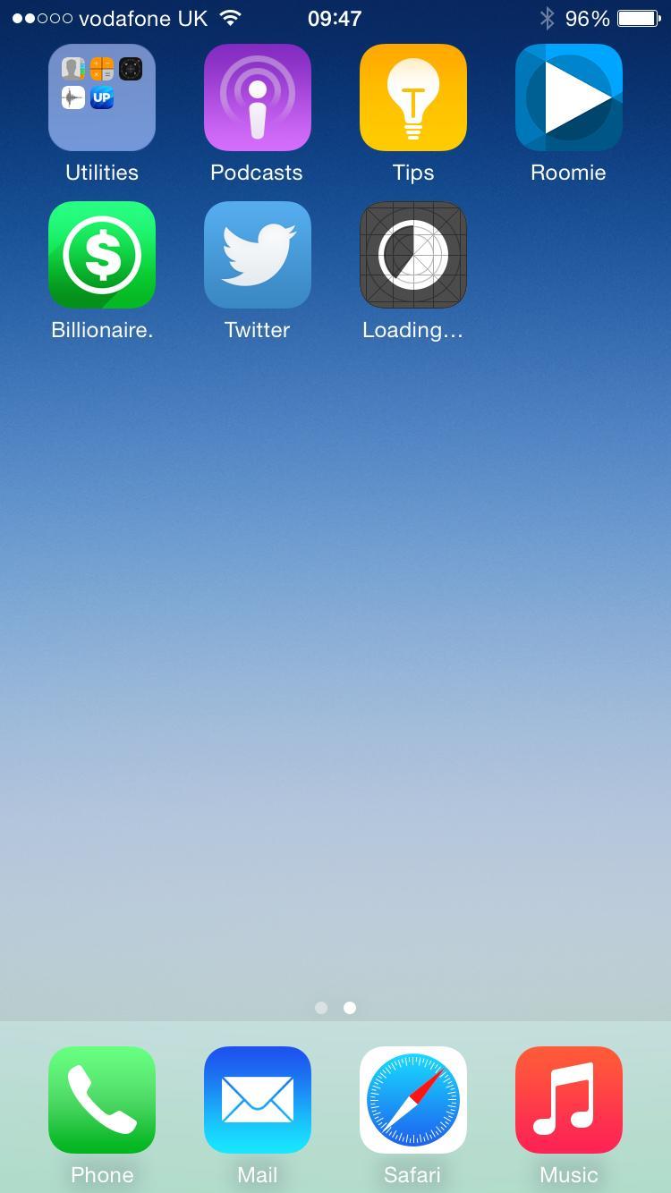 iPhone App Logo - iphone App stuck in 'Loading.'