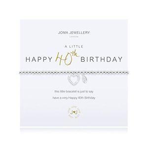 Joma Logo - Joma Jewellery a little 40th Birthday bracelet 5055629925918