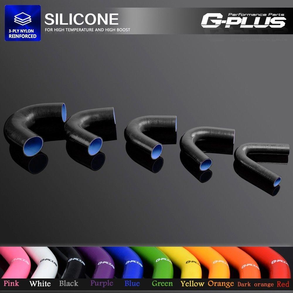 G-Plus Proformance Logo - GPLUS 2 1 8 55mm 135 Degree Silicone Hoses Standard Elbow Hose Pipe