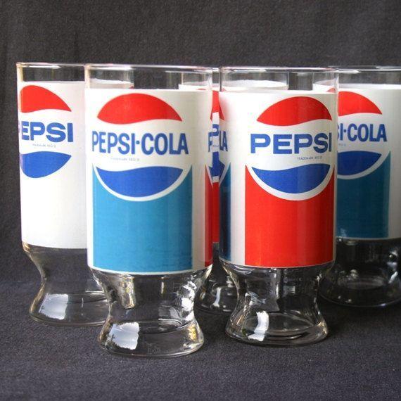 Vintage Pepsi Glass Logo - VASOS COLECCIONABLES. Quotes - [Unsorted]. Pepsi