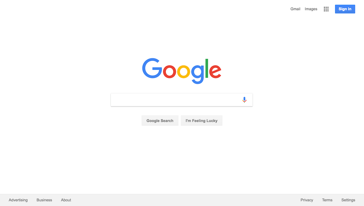 Original Google Homepage Logo - Google Search