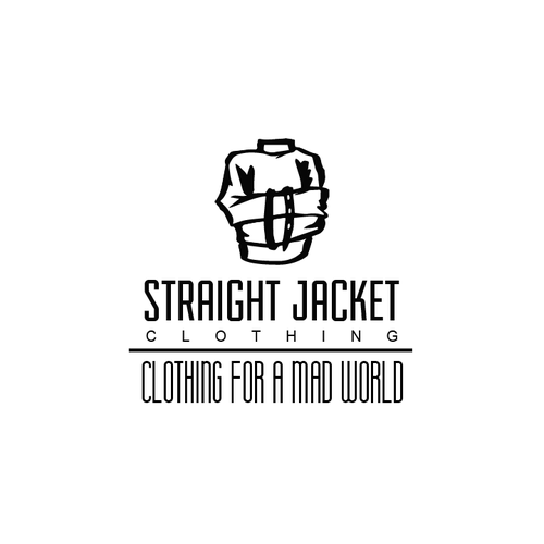 Jacket Brand Logo - Create a fashionable silhouette-like logo for Straight Jacket ...