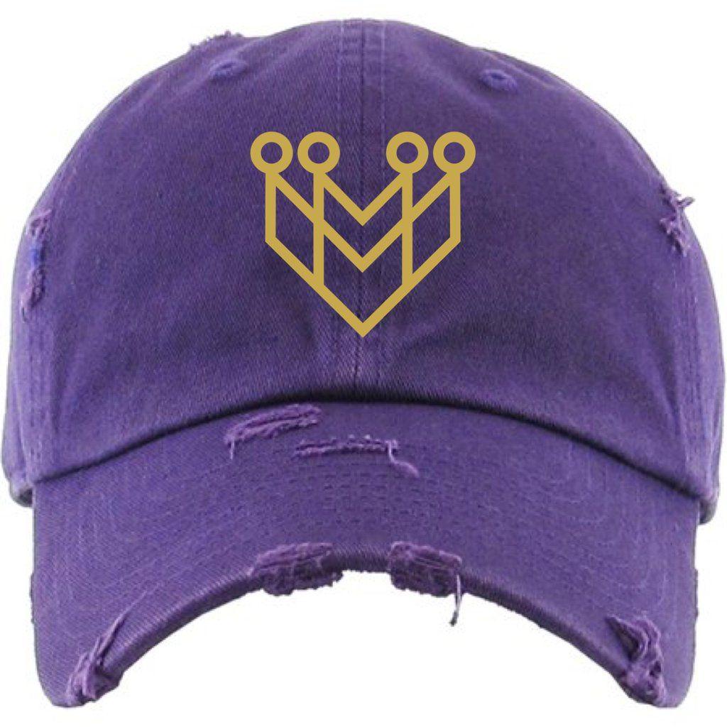 Purple and Gold Crown Logo - CROWN LOGO
