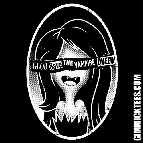 Vampire Queen Logo - GIMMICK TEES: Glob Save the Vampire Queen