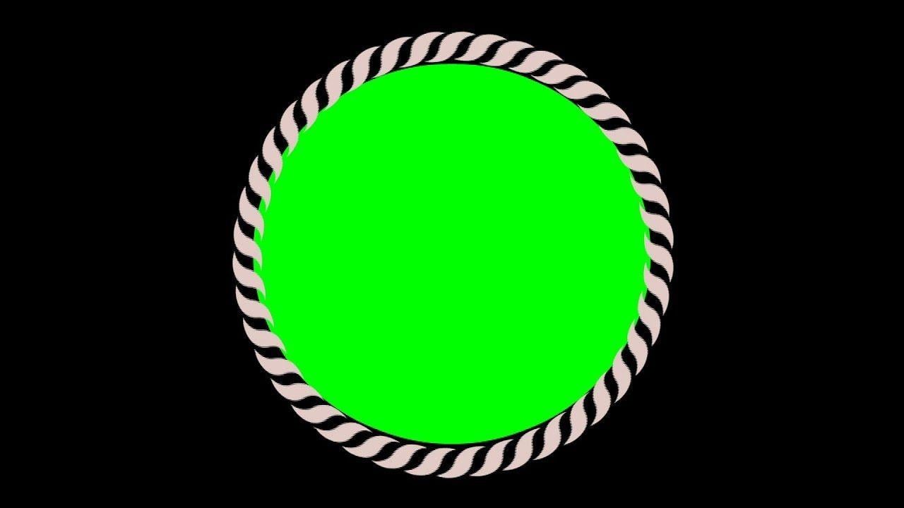 Black with Green Circle Logo - BLACK AND GREEN SCREEN MOTION BACKGROUND | CIRCLE ANIMATION ...