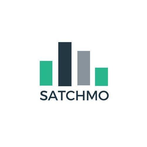 Graph Logo - White and Green Bar Graph Satchmo Music Dj Logo - Templates by Canva