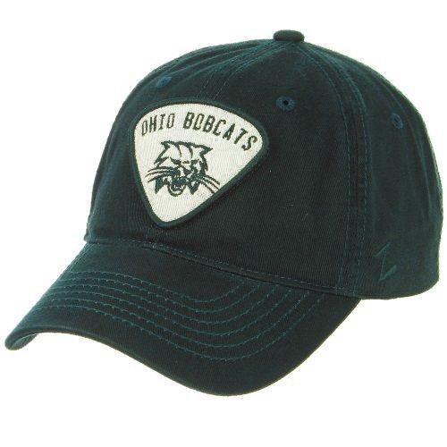 Dark Green Triangle Logo - Ohio University Green Hat:Natural Triangle Twill Patch Ohio