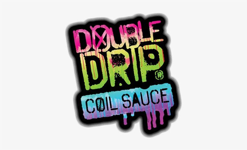 Sauce Drip Logo - Double Drip - Double Drip Coil Sauce Logo - Free Transparent PNG ...