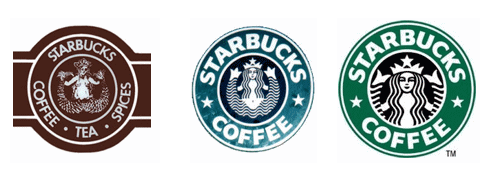 Old and New Starbucks Logo - The Hidden Evil of the Starbucks Logo - All Roads Lead to Rome
