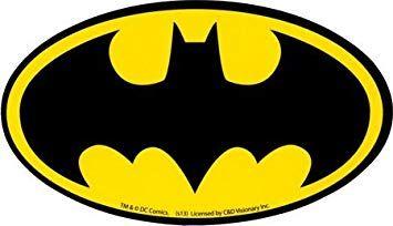 Yellow Oval Logo - Square Deal Recordings & Supplies Batman - Black Bat Logo on Yellow ...