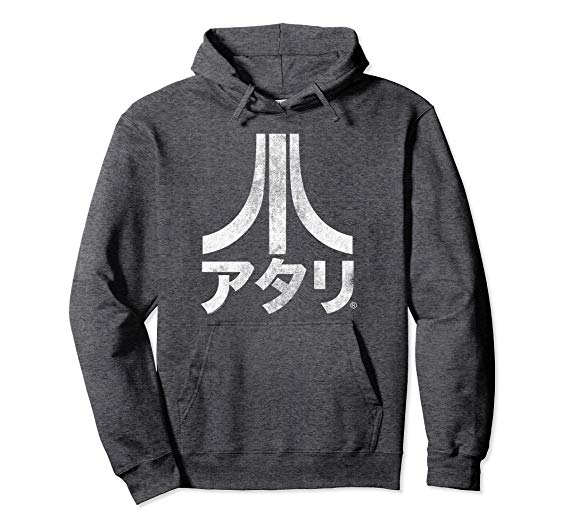 Eew Japanese Logo - Amazon.com: Atari Japanese Logo Pullover Hoodie: Clothing