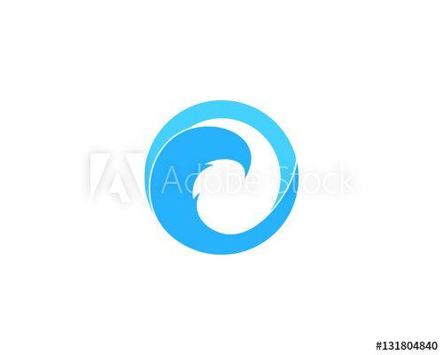 Ocean Wave Logo - Initial Letter O Ocean Wave Logo Design Element this stock
