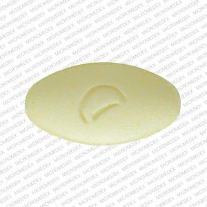 Yellow Oval Logo - Logo (Actavis) 855 Pill Image (Yellow / Elliptical / Oval)