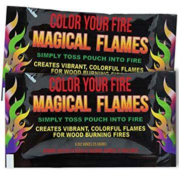 Fire Rainbow Colored Logo - Amazon.com : Magical Flames 25-pack: TWICE THE COLOR, half the price ...