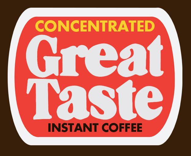 Instant Coffee Brand Logo - Image - Great Taste Instant Coffee logo 1977.jpg | Logopedia ...