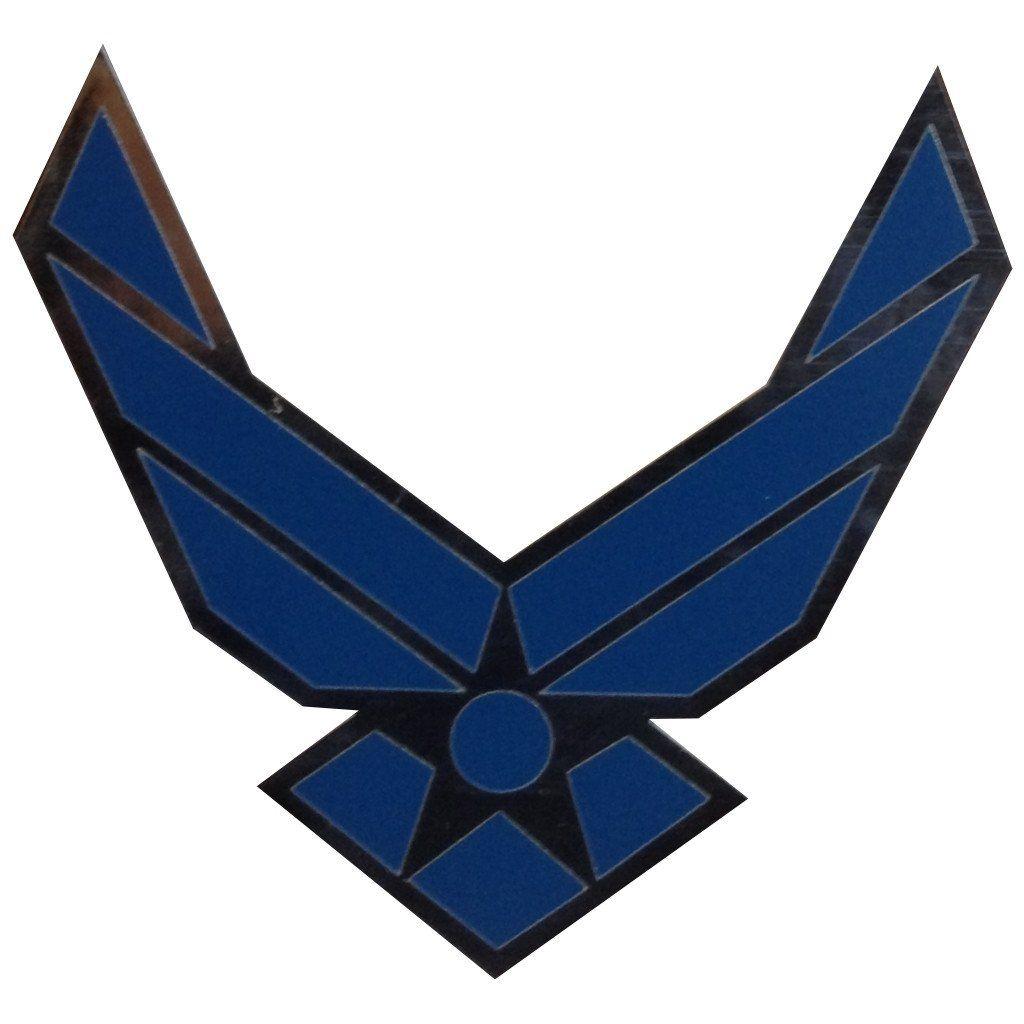 Silver Air Force Logo - BLUE AND SILVER AIR FORCE WINGS