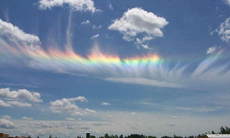 Fire Rainbow Colored Logo - Fire Rainbows: A Rare Cloud Phenomenon | Amusing Planet