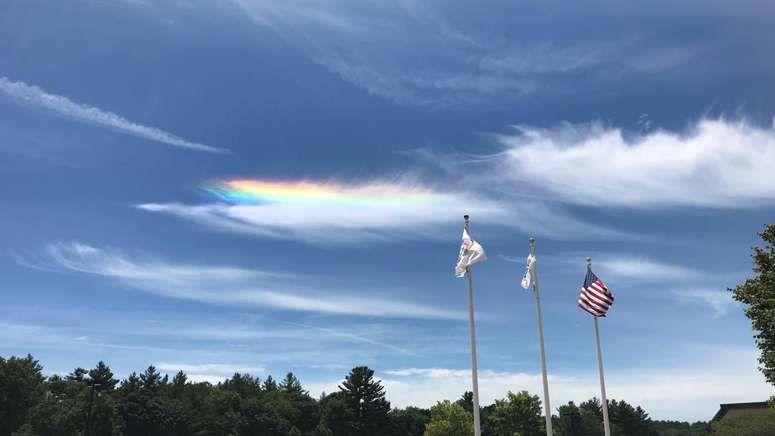 Fire Rainbow Colored Logo - Several 'fire rainbows' spotted in Massachusetts – Boston News ...