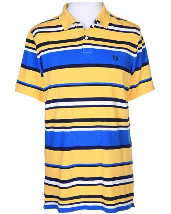 Yellow and Blue L Logo - Chaps Yellow & Blue Polo Shirt Yellow £15.0000. Rokit Vintage