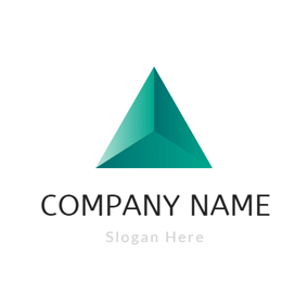 Solid Green Triangle Logo - Free Triangle Logo Designs | DesignEvo Logo Maker