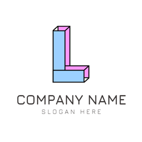 Yellow and Blue L Logo - Free 3D Logo Designs. DesignEvo Logo Maker