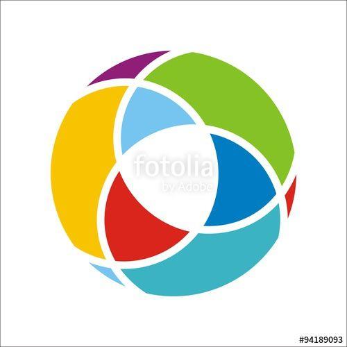 Rainbow Globe Logo - Rainbow Globe Stock Image And Royalty Free Vector Files On Fotolia