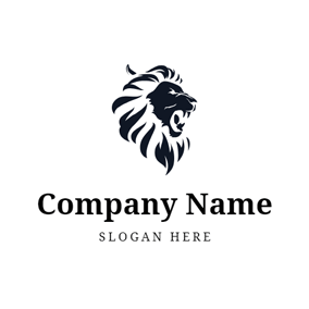 Roaring Lion Head Logo - Free Lion Logo Designs | DesignEvo Logo Maker