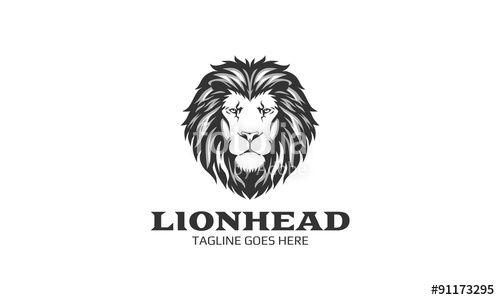 Roaring Lion Head Logo - Lion Head Stock Image And Royalty Free Vector Files On Fotolia.com