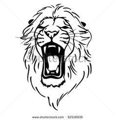 Roaring Lion Head Logo - Best logo image. Lion, Lion logo, Design tattoos
