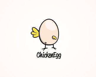 Chicken Egg Logo - Chicken Egg Designed