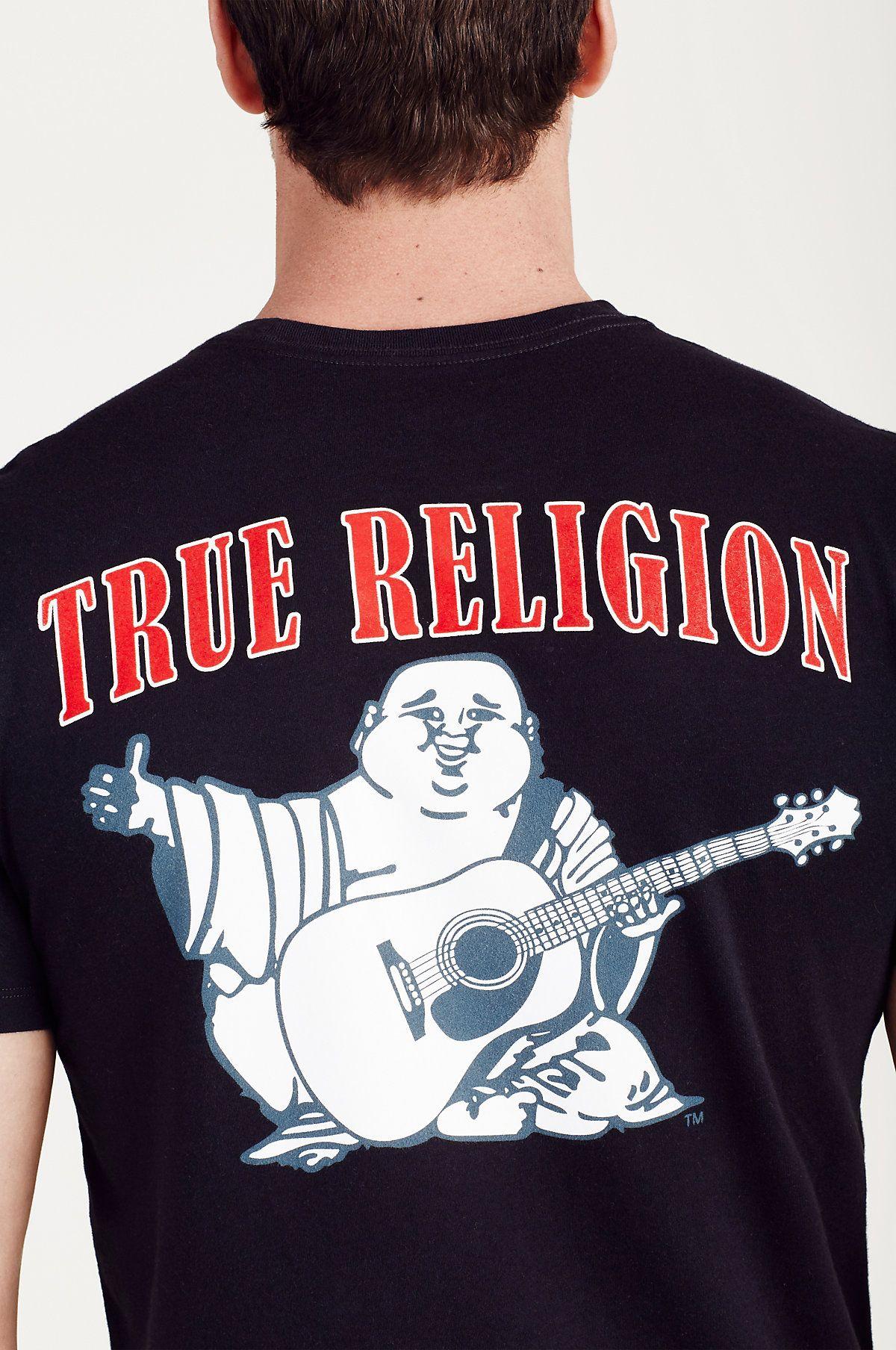 True Religion Buddha Logo - MENS BUDDHA GRAPHIC TEE