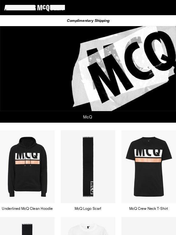 MCQ Logo - Alexander McQueen: Introducing the New McQ Branding. Shop the Logo