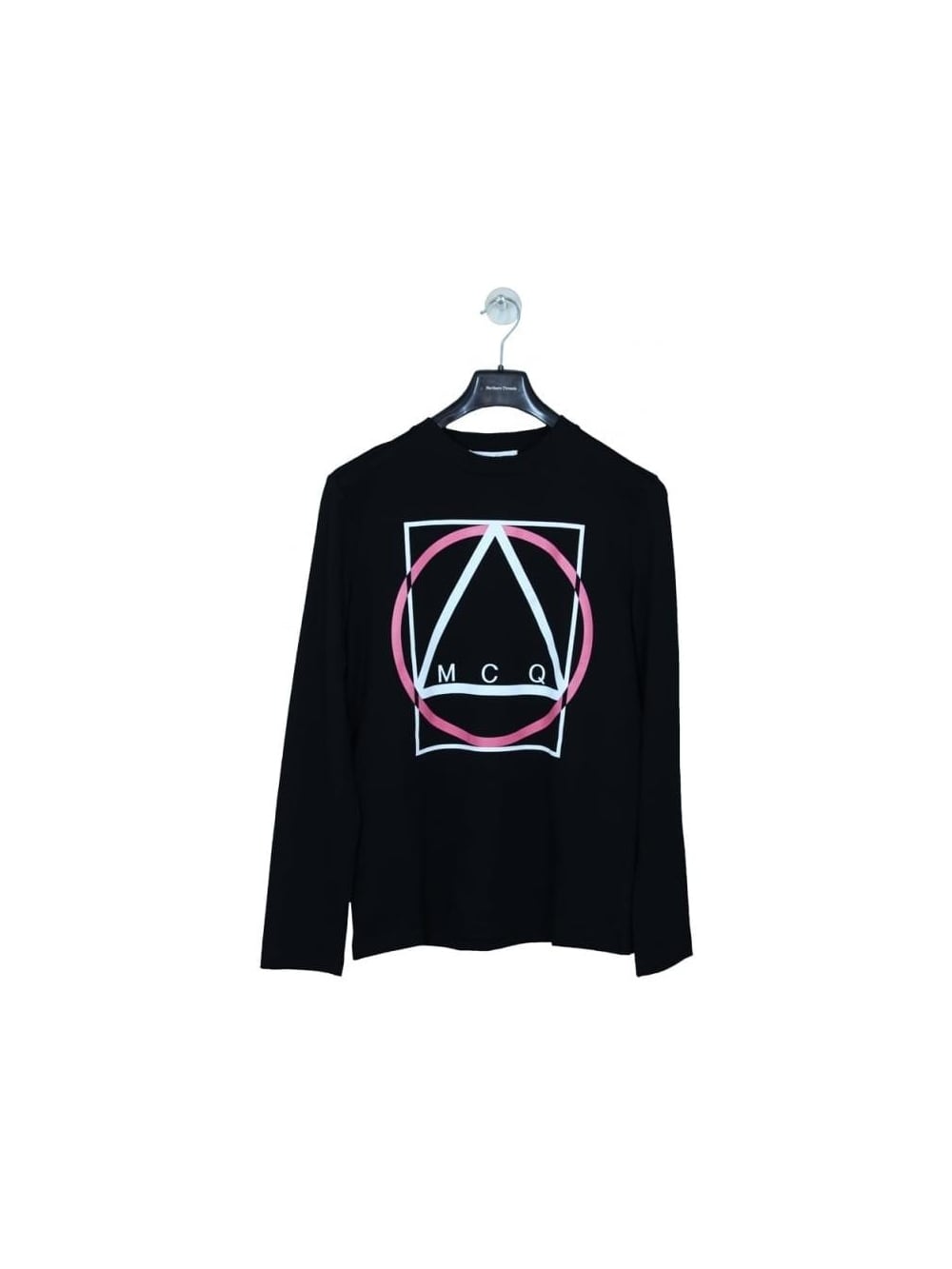 MCQ Logo - McQ Oversize Logo L S T Shirt In Black